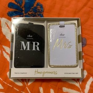 Mr. & Mrs. Luggage tags